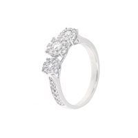 Anillo Roman Gioielli Mujer MIO AMORE in Oro blanco Diamante 0.71 Ct FANTASIA-3-J - FANTASIA-3-J